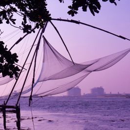 Asie, Inde du Sud, Kerala, Fort Kochi, Cochin, Filet de pêche Chinois, Carrelets Chinois, Souvenirs de Voyages, Pixanne Photographies