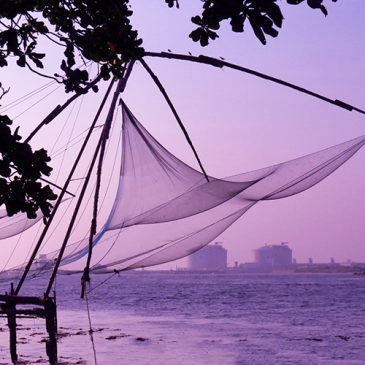 Fort Kochi (Cochin) * filets de pêche Chinois * Carrelet