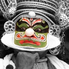 Asie, Inde du Sud, Kerala, Fort Kochi, Cochin, Kathakali, Keechaka Vadham, Souvenirs de Voyages, Pixanne Photographies