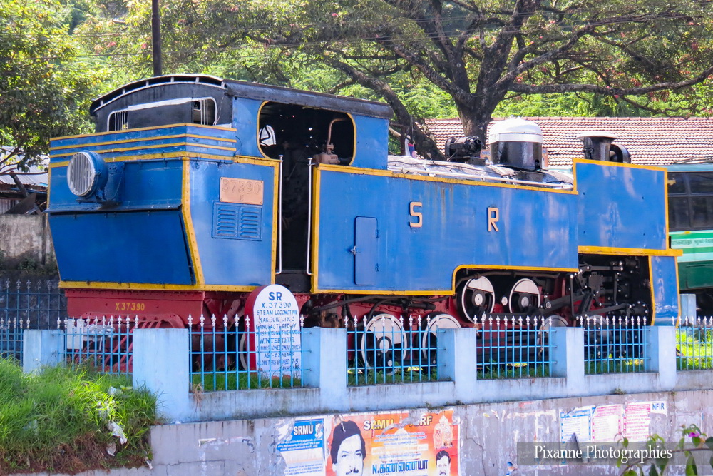 Asie, Inde du Sud, Tamil Nadu, Coonoor, Nilgiri Mountain Railway, train, vapeur, Souvenirs de Voyages, Pixanne Photographies