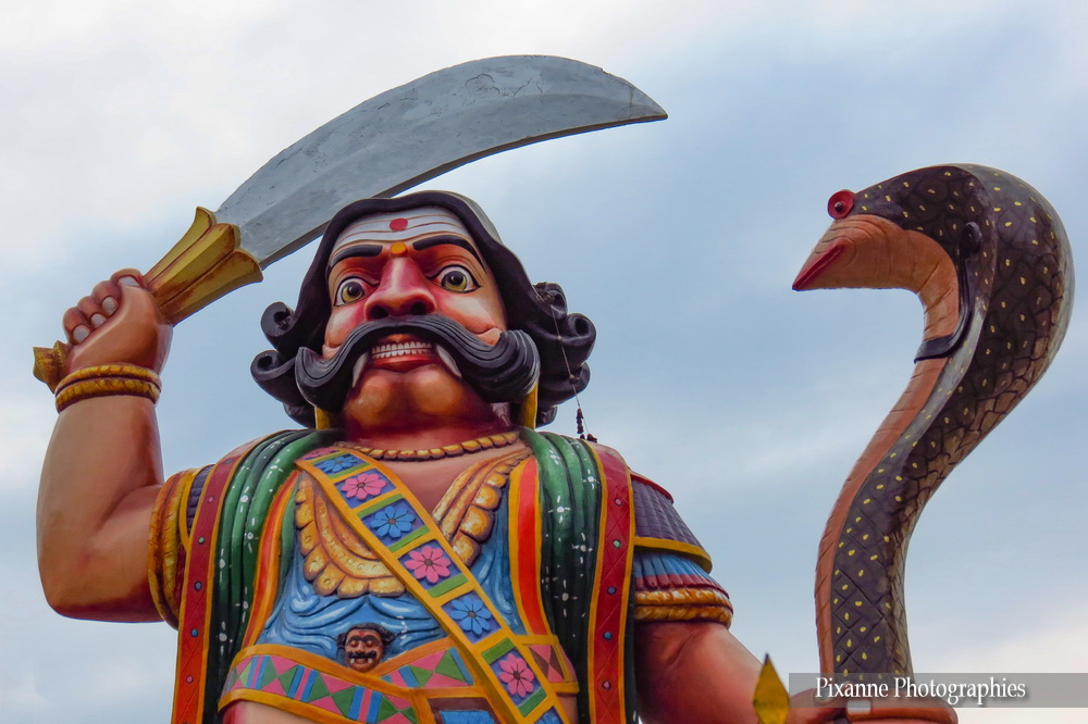 Asie, Inde du Sud, Karnataka, Mysore, Mysuru, Mahishasura, Chamundeswari, Souvenirs de Voyages, Pixanne Photographies