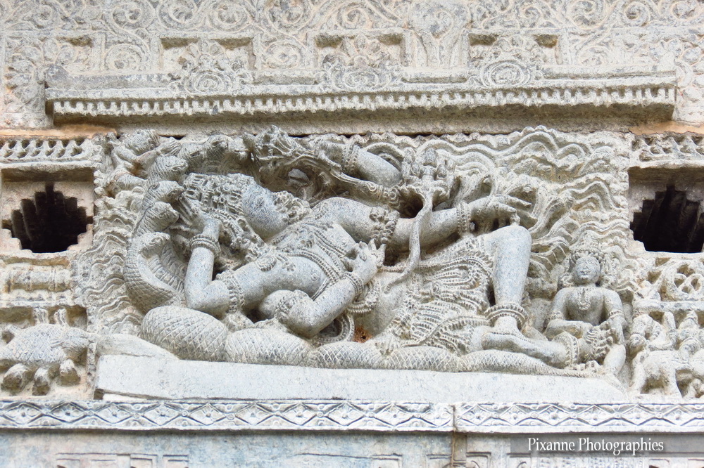 Asie, Inde du Sud, Karnataka, Belur, Chennakesava Temple, Vishnu Narayana, Souvenirs de Voyages, Pixanne Photographies