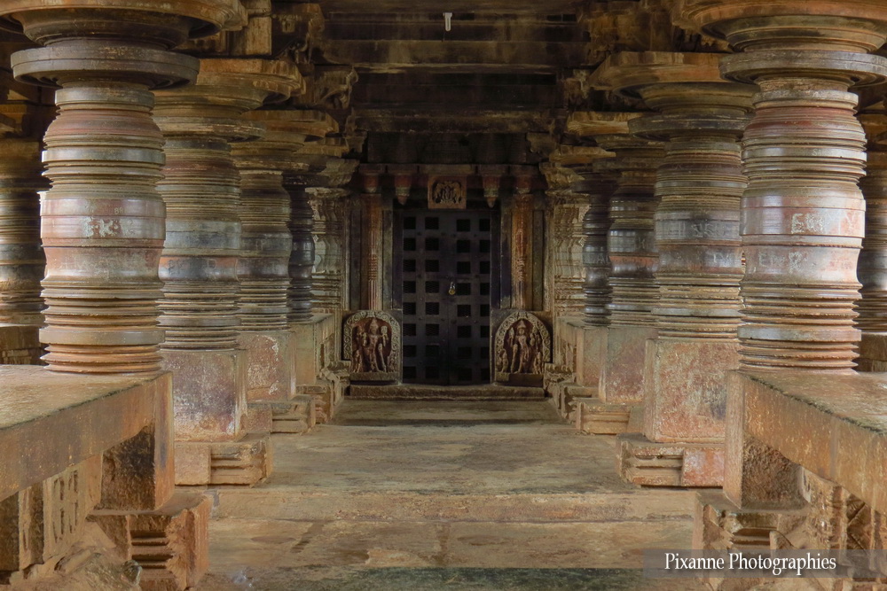 Asie, Inde du Sud, Karnataka, Belavadi, Veera Narayana Temple, Mandapam, Souvenirs de Voyages, Pixanne Photographies