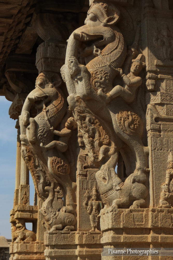 Asie, Inde du Sud, Karnataka, Hampi, Vijya Vittala Temple, Sanctuaire, Souvenir de Voyages, Pixanne Photographies