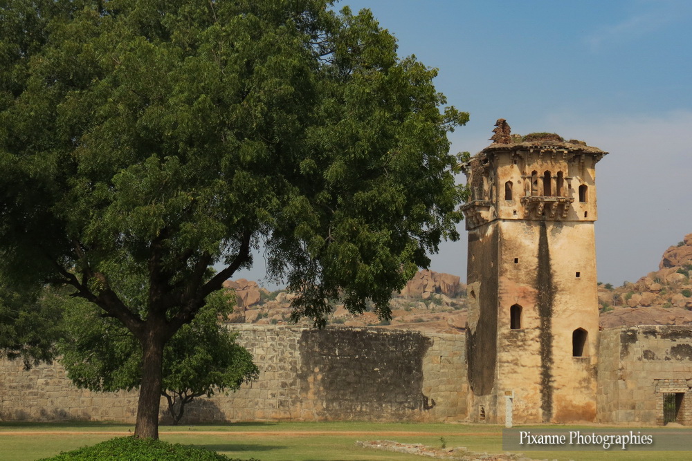 Asie, Inde du Sud, Karnataka, Hampi, Tour de guet, Zenana Enclosure, Zanana, Souvenirs de Voyages, Pixanne Photographies