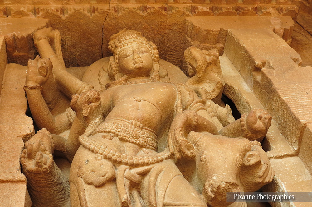 Asie, Inde du Sud, Karnataka, Aihole, Durga Temple, Shiva, Nandi, Souvenirs de Voyages, Pixanne Photographies
