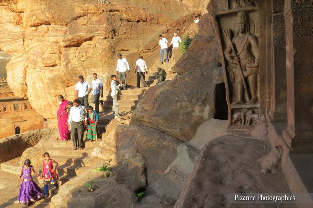 Asie, Inde du Sud, karnataka, Badami, Badami Cave Tempels, Souvenirs de Voyages, Pixanne Photographies