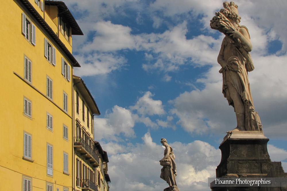 Europe, Italie, Florence, Centre historique, Arno, Ponte Santa Trinita, Souvenirs de Voyages, Pixanne Photographies