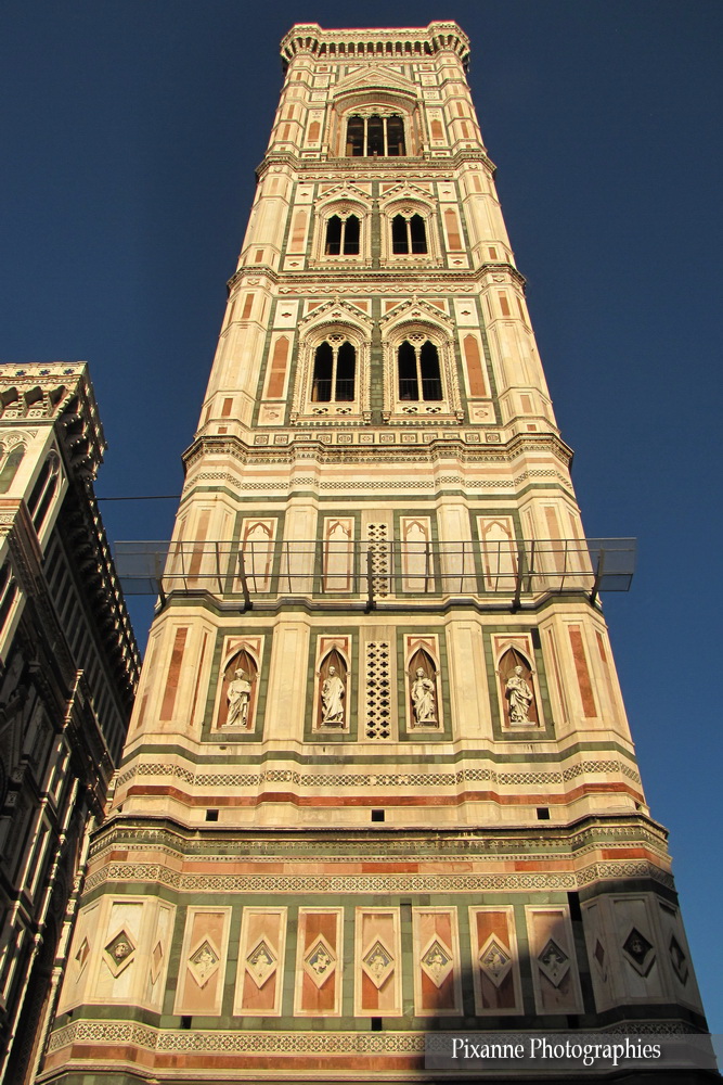 Europe, Italie, Florence, Campanile di Giotto, Souvenirs de Voyages, Pixanne Photographies
