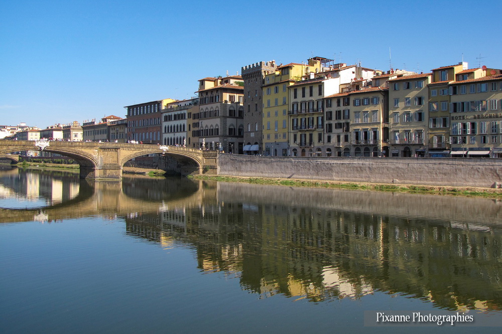 Europe, Italie, Florence, Ponte Santa Trinita, Liberté, Souvenirs de Voyages, Pixanne Photographies