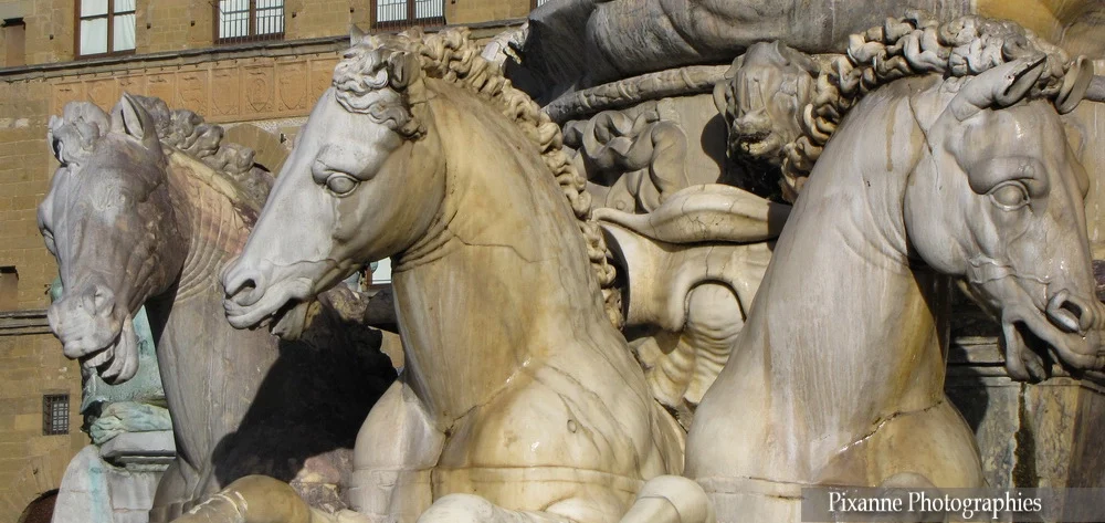 Europe, Italie, Florence, Piazza della Signoria, Souvenirs de Voyages, Pixanne Photographies