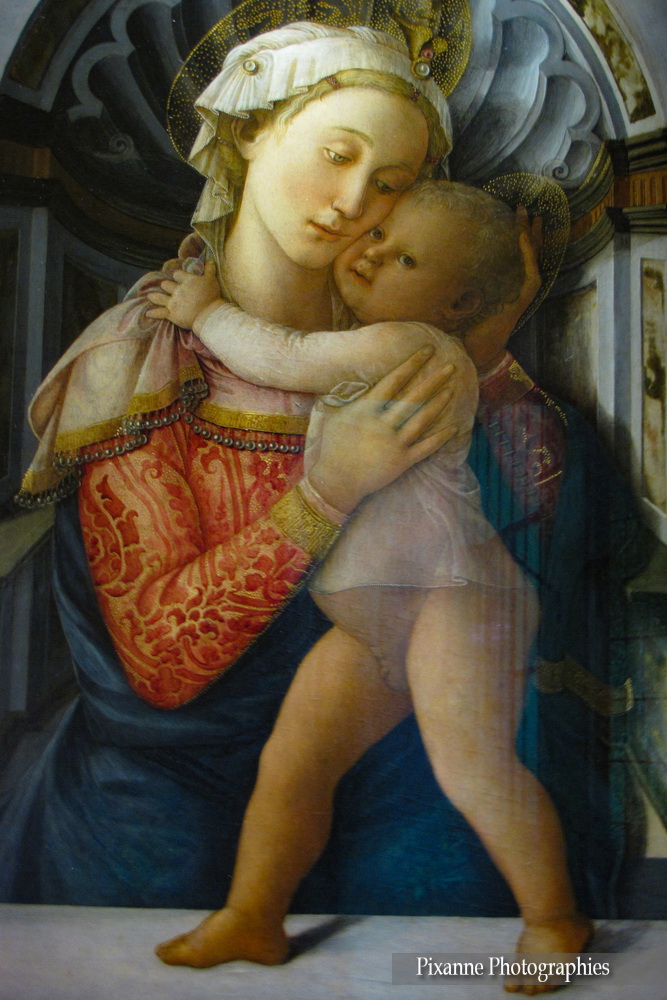 Europe, Italie, Florence, Palazzo Medici Riccardi, Vierge à l'enfant, Souvenirs de Voyages, Pixanne Photographies