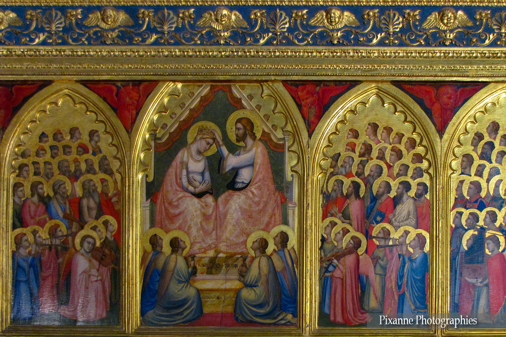 Europe, Italie, Florence, Santa Croce, Polyptyque Baroncelli, Giotto, Taddeo Gaddi, Souvenirs de Voyages, Pixanne Photographies