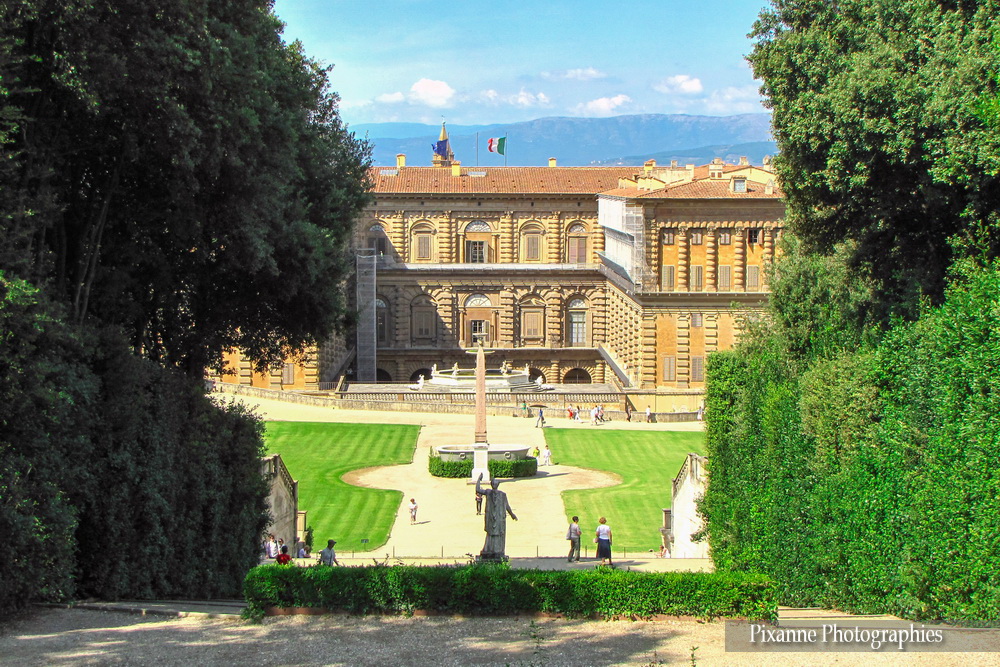 Europe, Italie, Florence, Jardin de Boboli, Palais Pitti, Souvenirs de Voyages, Pixanne Photographies