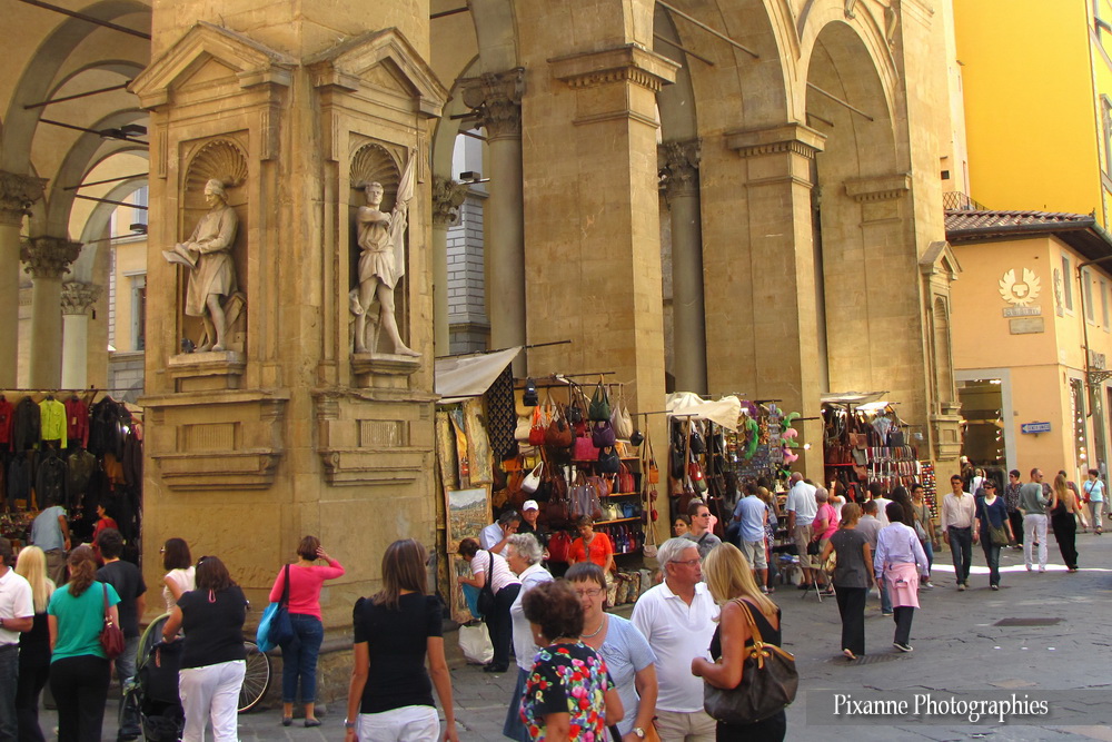 Europe, Italie, Florence, Loggia del Mercato Nuovo, Souvenirs de Voyages, Pixanne Photographies