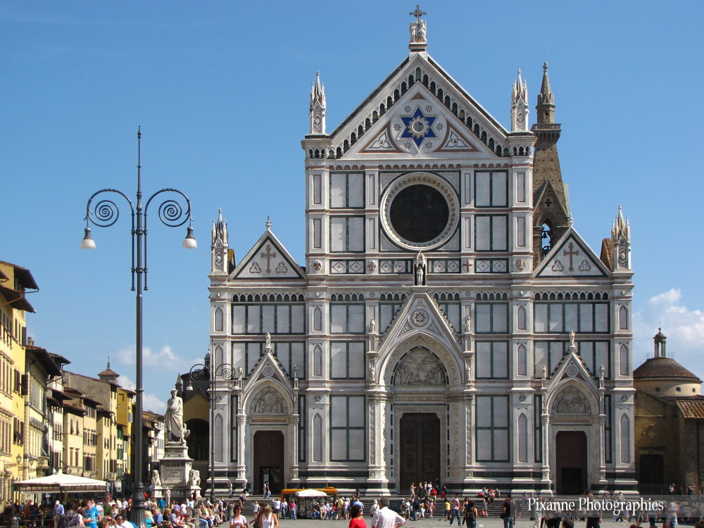 Europe, Italie, Florence, Santa Croce, Souvenirs de Voyages, Pixanne Photographies