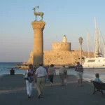 Europe, Grèce, Dodécanèse, Rhodes, Rodos, Port de Mandraki, Vieille Ville, Souvenirs de Voyages, Pixanne Photographies
