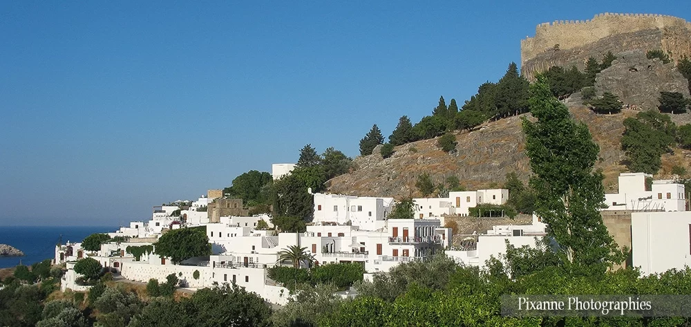 Europe, Grèce, Dodécanèse, Rhodes, Lindos, Souvenirs de Voyages, Pixanne Photographies