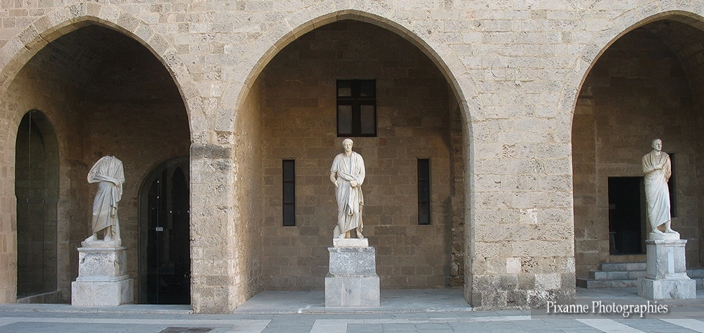 Europe, Grèce, Dodécanèse, Rhodes, Rodos, Palais des Grands Maîtres, Souvenirs de Voyages, Pixanne Photographies