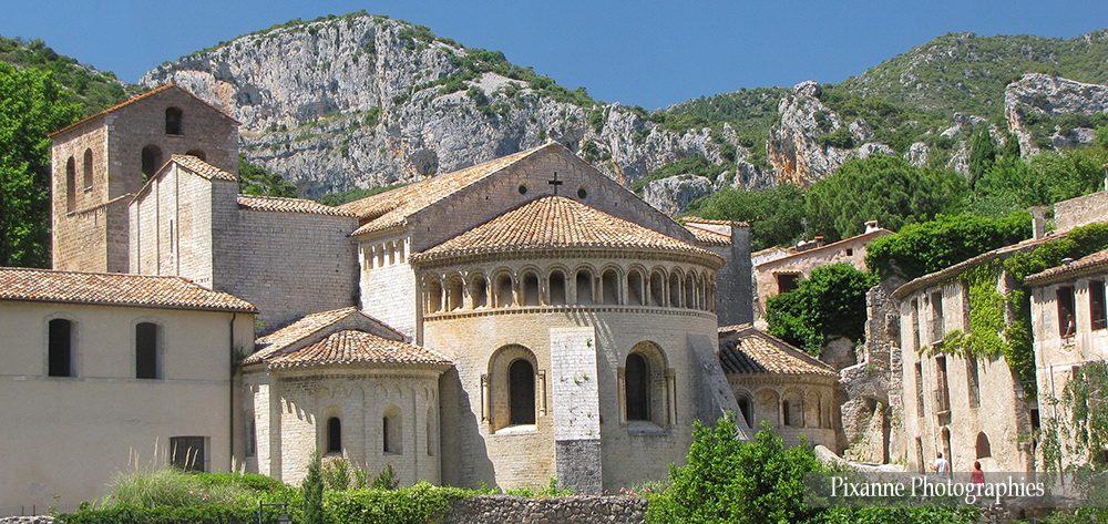 Europe, France, Occitanie, Saint Guilhem le Désert, Abbaye de Gellone, Souvenirs de Voyages, Pixanne Photographies