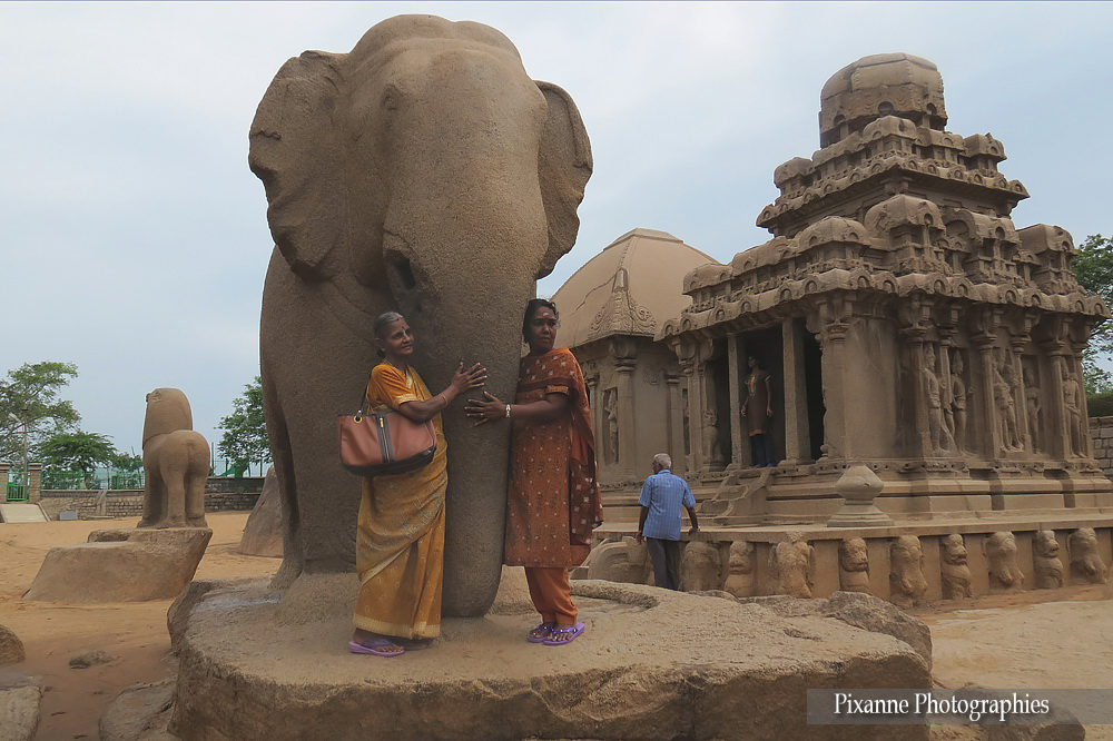 asie, inde, inde du sud, mahabalipuram, pancha rathas, cinq chars, souvenirs de voyages, pixanne photographies
