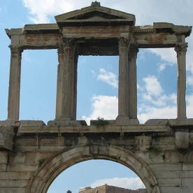 Europe, Grèce, Attique, Athènes, Porte d'Hadrien, souvenirs de Voyages, Pixanne Photographies