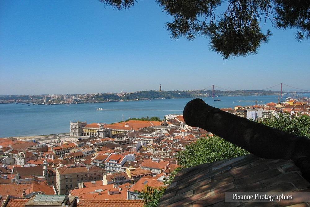 Europe, Portugal, Lisbonne, Château Saint Georges, Castelo Sao Jorge, Souvenirs de Voyages, Pixanne Photographies