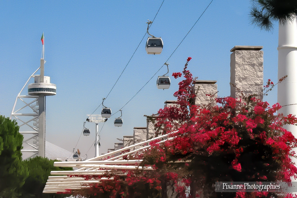 Europe, Portugal, Lisbonne, Parc des Nations, Téléphérique, Télécabine, Souvenirs de voyages, Pixanne Photographies