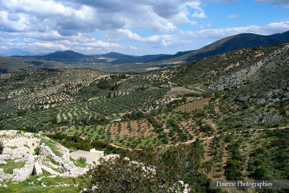 Europe, Grèce, Péloponnèse, Mycènes, Paysages, Souvenirs de Voyages, Pixanne Photographies