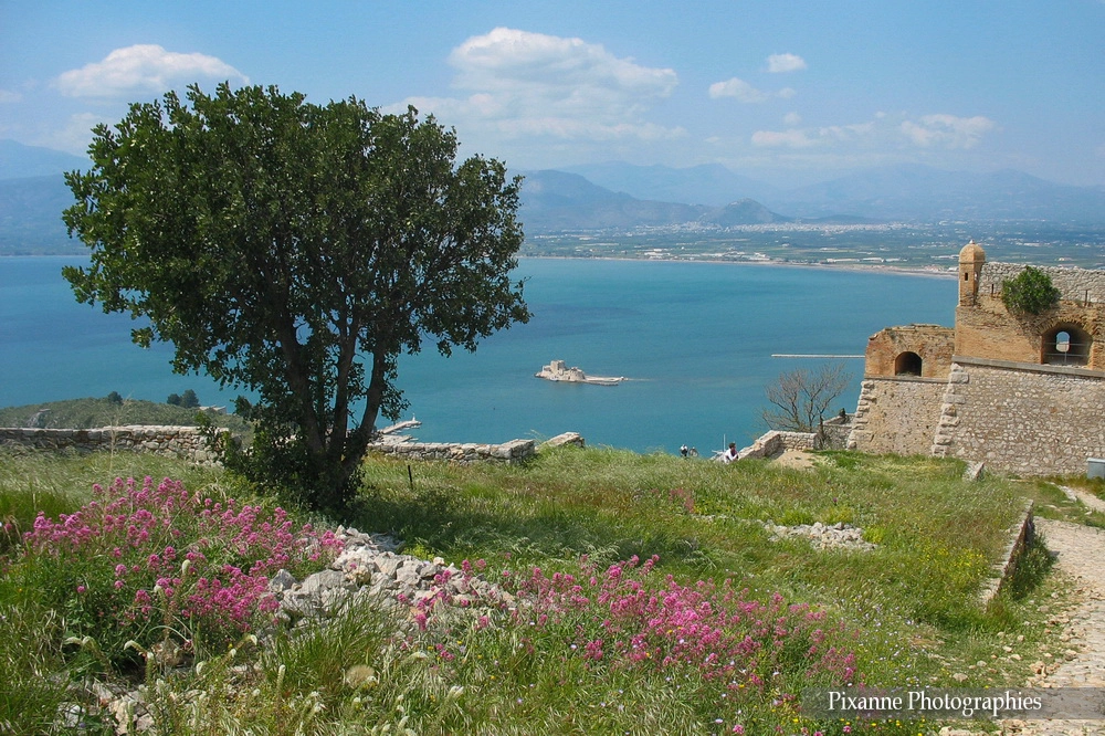 Europe, Grèce, Péloponnèse, Nauplie, Nafplio, Forteresse Palamède, Souvenirs de Voyages, Pixanne Photographies