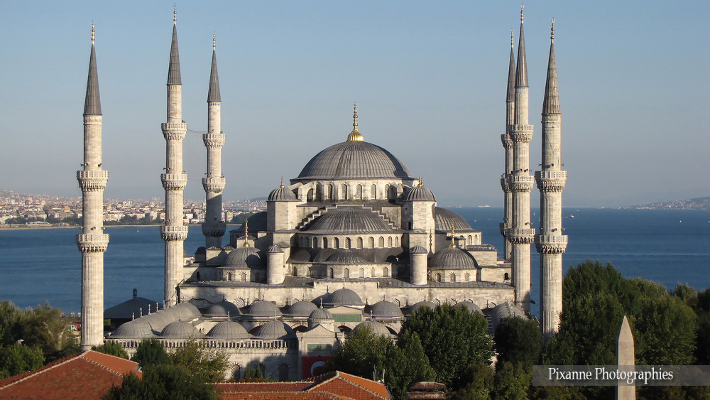 Asie, Europe, Turquie, Istanbul, Mosquée Bleue, Souvenirs de Voyages, Pixanne Photographies