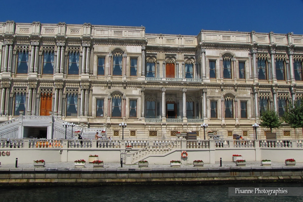Asie, Europe, Turquie, Istanbul, Bosphore, Palais Çırağan, Souvenirs de Voyages, Pixanne Photographies