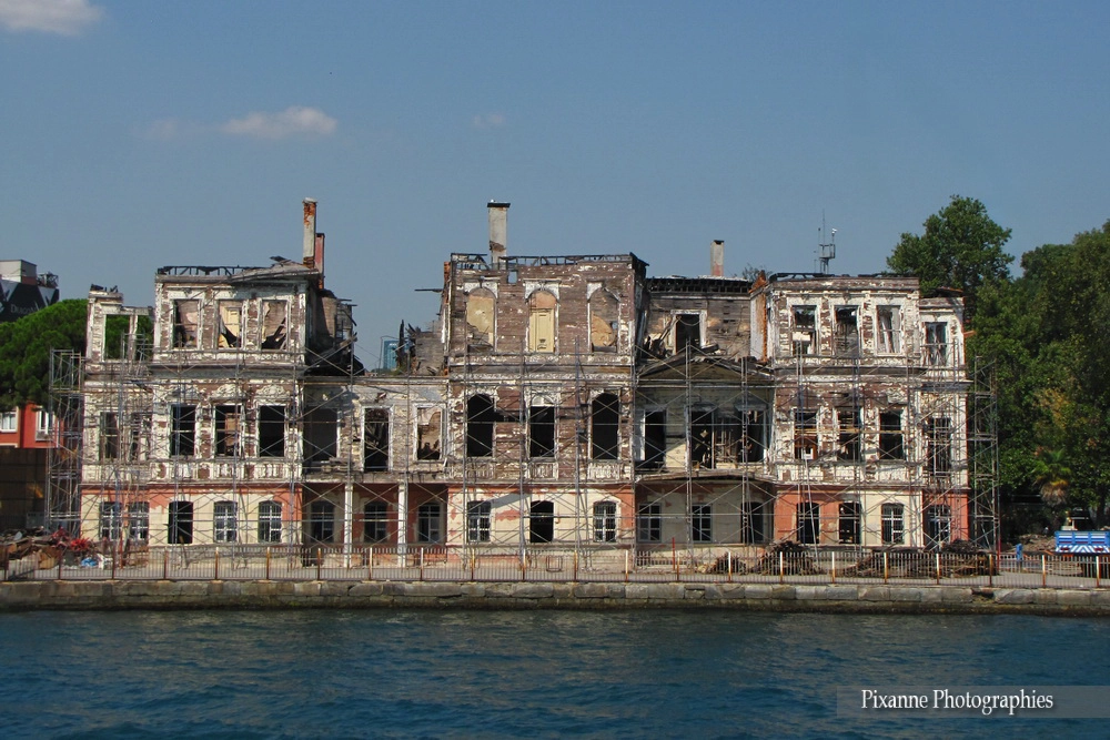 Asie, Europe, Turquie, Istanbul, Bosphore, Yali, Manoir du Sultan Fehime, Souvenirs de Voyages, Pixanne Photographies
