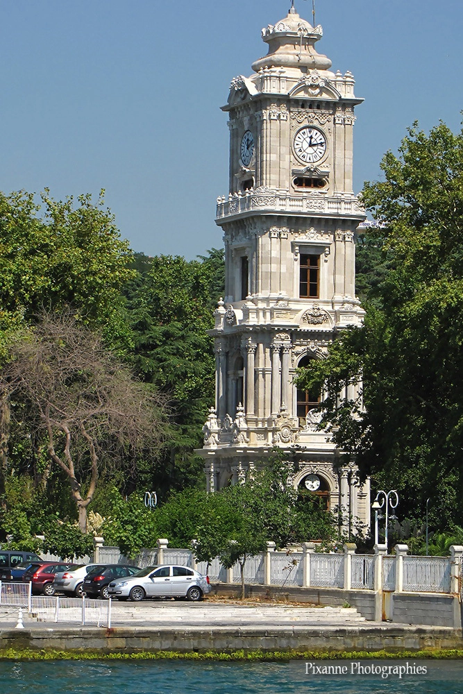Asie, Europe, Turquie, Istanbul, Bosphore, Tour de l'Horloge de Dolmabahçe, Souvenirs de Voyages, Pixanne Photographies