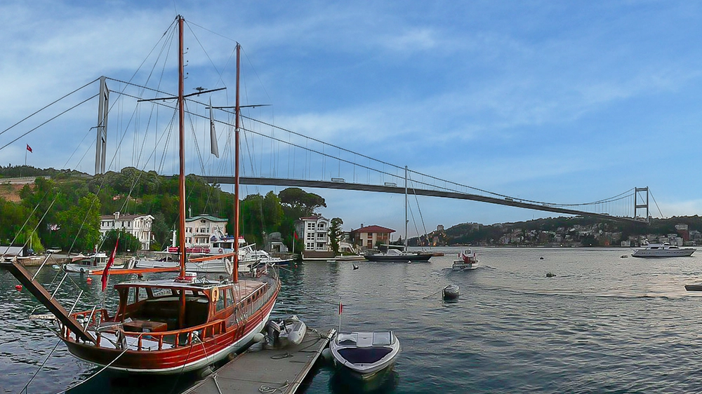 Asie, Europe, Turquie, Istanbul, Bosphore, Pont Fatih Sultan Mehmet