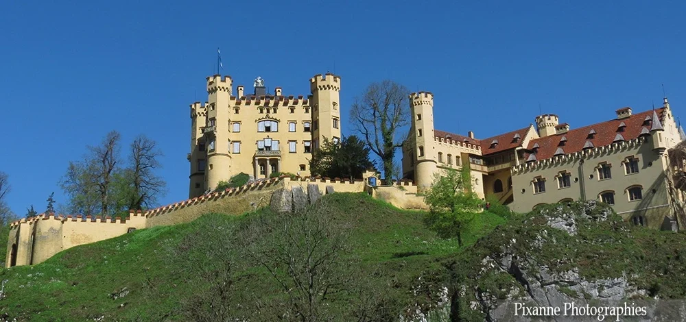 Europe, Allemagne, Bavière, Hohenschwangau, Château, Souvenirs de Voyages, Pixanne Photographies