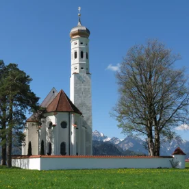 Europe, Allemagne, Bavière, Schwangau, Eglise Saint Coloman, Colman, Souvenirs de Voyages, Pixanne Photographies