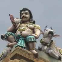 asie, inde, inde du sud, chennai, kapaleeshwarar temple, statue, nandi, souvenirs de voyages, pixanne photographies
