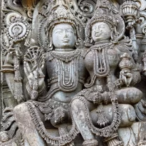 asie, inde, inde du sud, halebidu, hoysaleswara temple, shiva, parvati, souvenirs de voyages, pixanne photographies