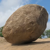 asie, inde, inde du sud, mahabalipuram, krishna s butter ball, souvenirs de voyages, pixanne photographies