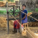 asie, inde, inde du sud, pondichery, fabrique de corde, corde noix de coco, souvenirs de voyages, pixanne photographies