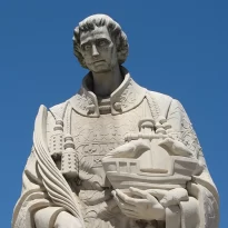 Europe, Portugal, Lisbonne, Alfama, Saint Vincent, Estatua de S Vicente, Souvenirs de Voyages, Pixanne Photographies