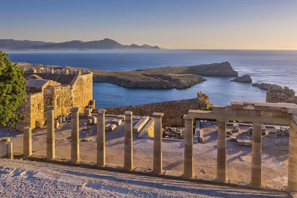Europe, Grèce, Dodécanèse, Rhodes, Lindos, Acropole