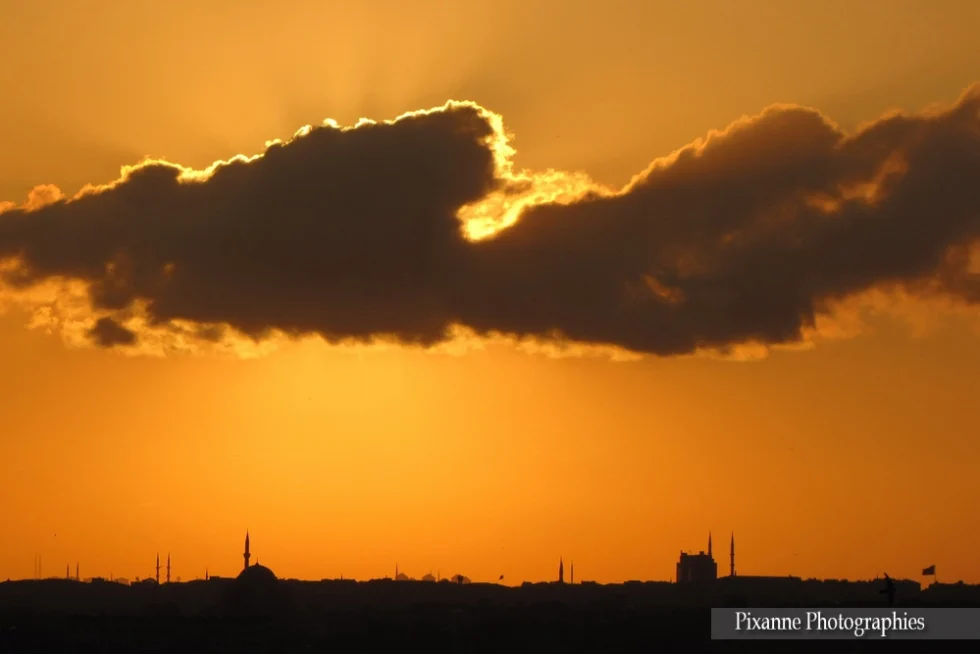 Asie, Europe, Turquie, Istanbul, Bosphore, Coucher de Soleil, Souvenirs de Voyages, Pixanne Photographies