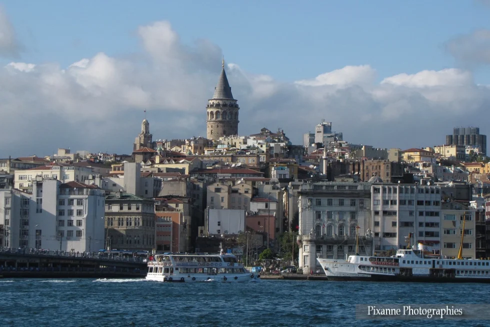 Asie, Europe, Turquie, Istanbul, Bosphore, Galata, Souvenirs de Voyages, Pixanne Photographies