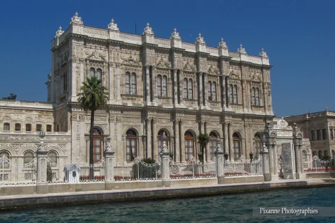 Asie, Europe, Turquie, Istanbul, Bosphore, Palais de Dolmabahçe, Souvenirs de Voyages, Pixanne Photographies