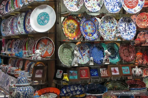 Asie, Europe, Turquie, Istanbul, Grand Bazar, Kapali Carsi, Céramique, Souvenirs de Voyages, Pixanne Photographies
