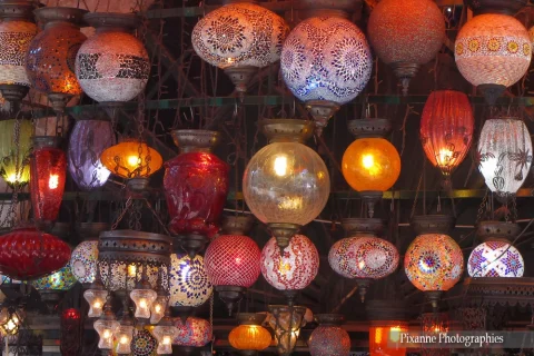 Asie, Europe, Turquie, Istanbul, Grand Bazar, Kapali Carsi, Lampes Turc, Souvenirs de Voyages, Pixanne Photographies