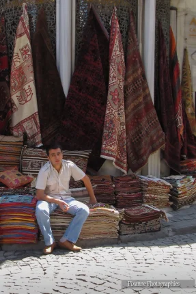 Asie, Europe, Turquie, Istanbul, Grand Bazar, Kapali Carsi, Tapis, Souvenirs de Voyages, Pixanne Photographies