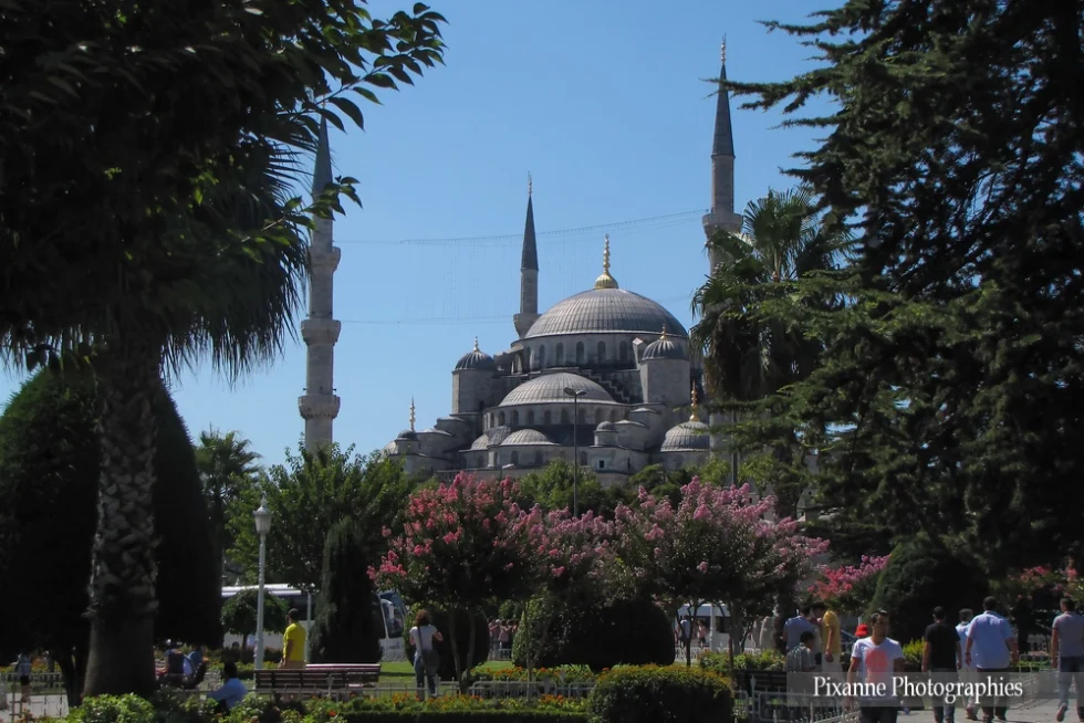 Asie, Europe, Turquie, Istanbul, Mosquée Bleue, Mosquée du Sultan Ahmet, Souvenirs de Voyages, Pixanne Photographies